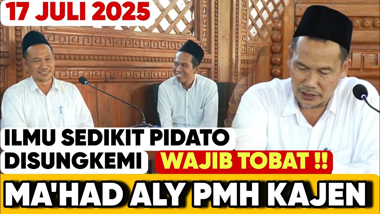 LIVE GUS BAHA BERSAMA SANTRI MA'HAD ALY PMH KAJEN DI GUBUK DIROSAH LP3IA NARUKAN 17 JULI 2025