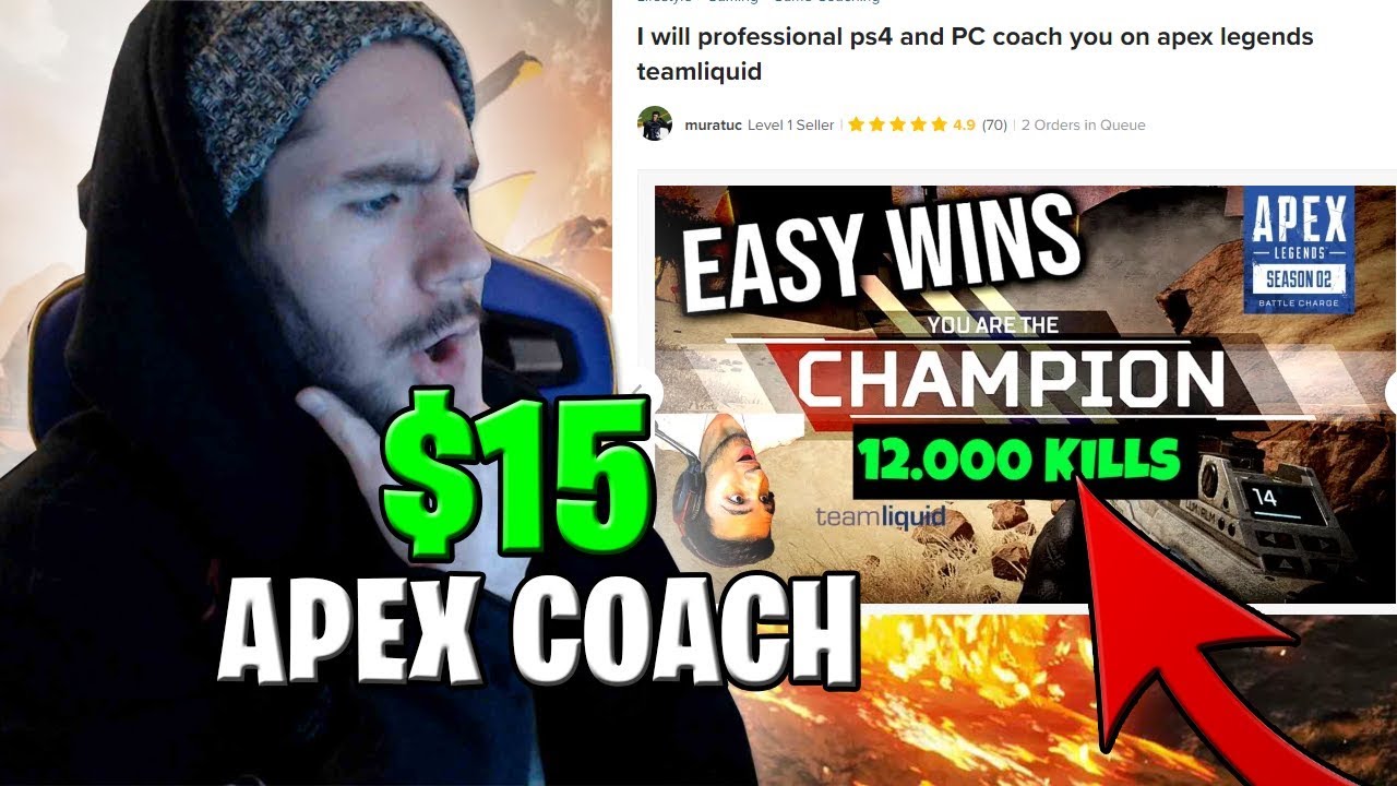 I Hired An Apex Legends Coach on Fivver *Was It Worth?* (Apex Legends PS4)
