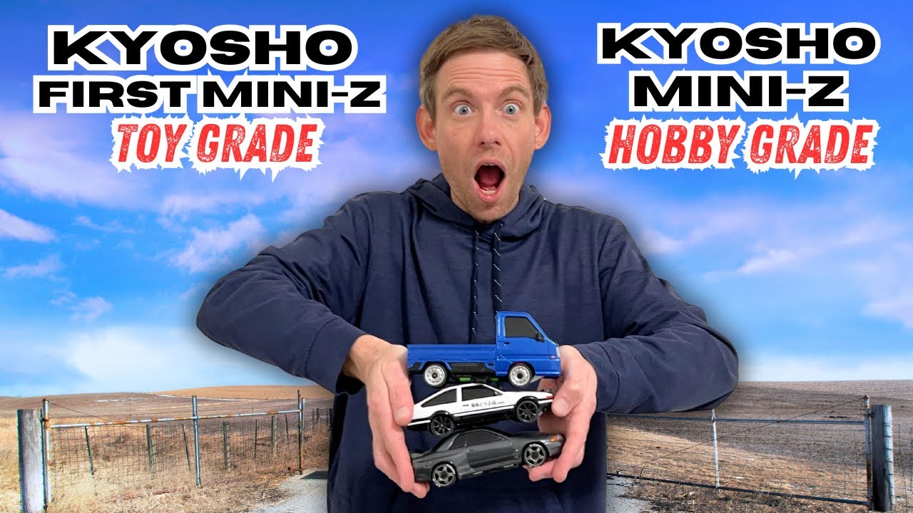 Toy Grade RC vs Hobby Grade RC Car: First Mini Z vs Kyosho Mini Z Test!