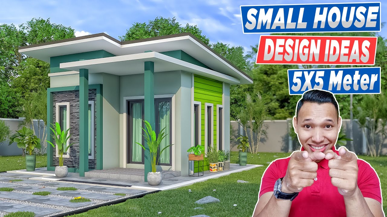 Small House Design 5x5 Meter (25 sqm) - 16'-5