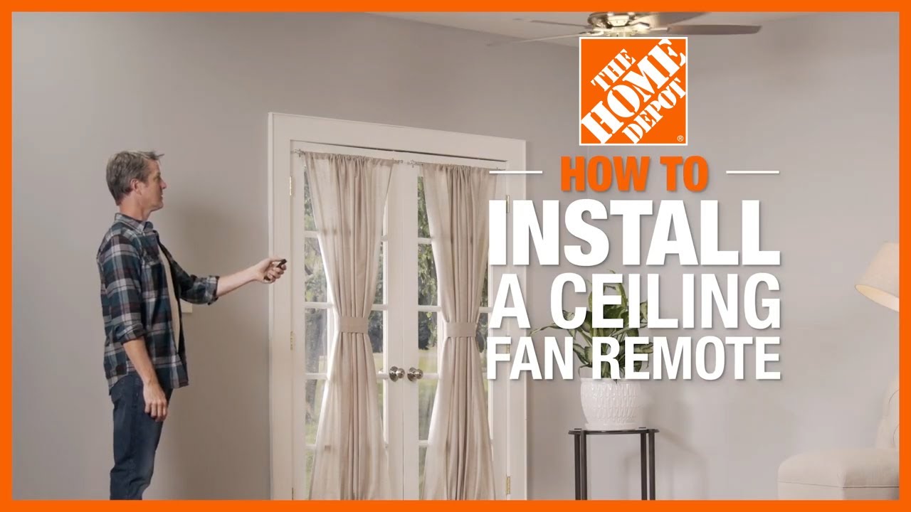 How to Install a Ceiling Fan Remote | Lighting and Ceiling Fans | The Home Depot