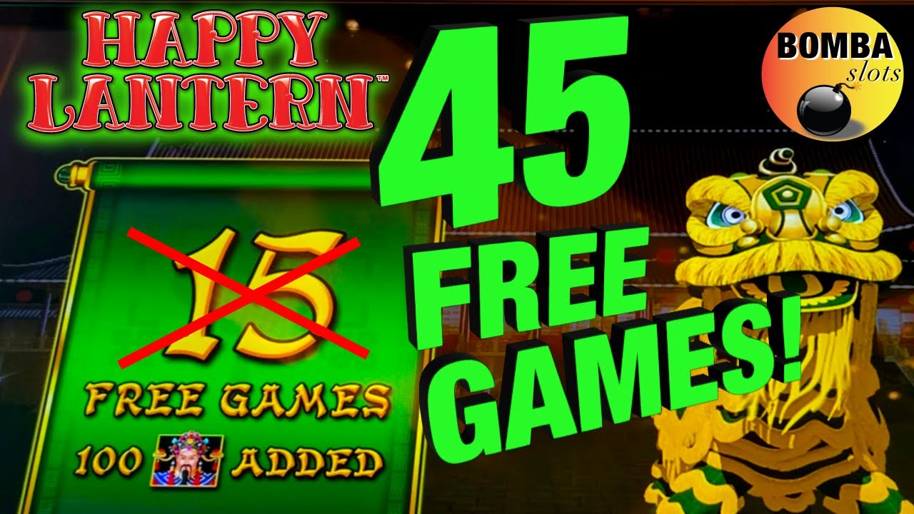 45 FREE GAMES?!🏮 Happy Lantern & Golden Century Dragon #Casino #LasVegas #SlotMachines