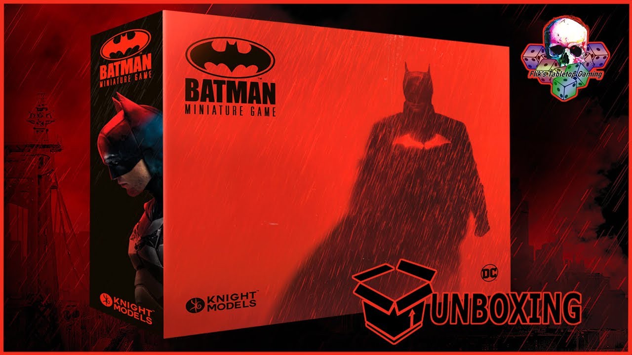 Unboxing Batman Miniature Game: 'The Batman' 2 Player Starter Box