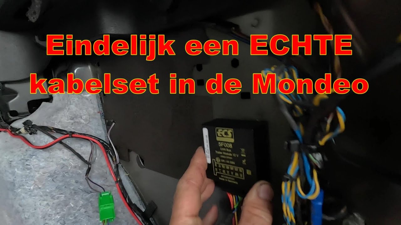 Trekhaakkabelset ECS in de Mondeo BA7 plaatsen. De set is binnen!!😎😎