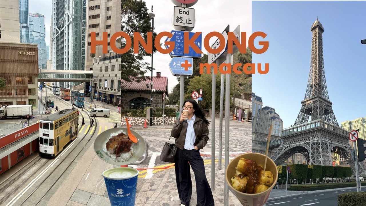 Hong Kong + Macau vlog 🇭🇰🇲🇴Disneyland, Peak Tram, Kennedy Town & lots of food 🥢🥟
