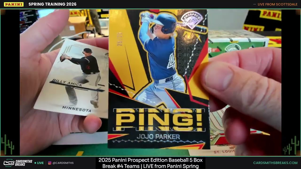 2025 Panini Prospect Edition Baseball 5 Box Break #4