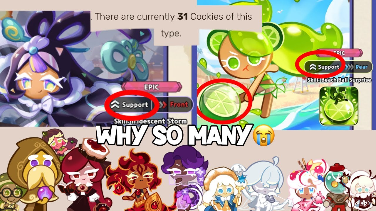 the problem with support cookies..