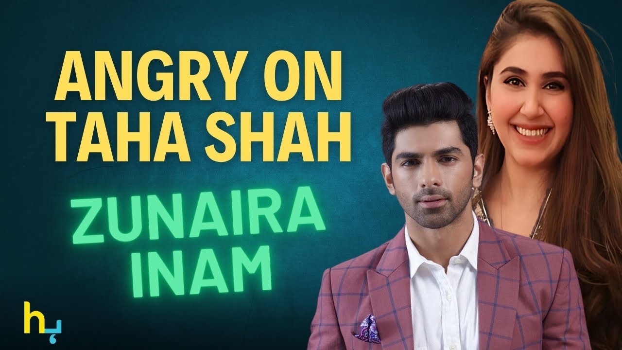 Zunaira Inam Khan Showed Anger On Taha Shah Because Of His Statement | Hungama Express