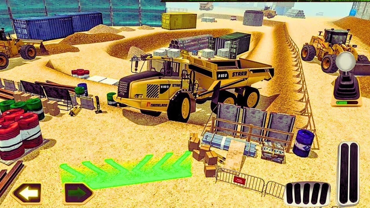 Construction Site Truck Driver Walkthrough Gameplay Part - #1  (iOS, Android)
