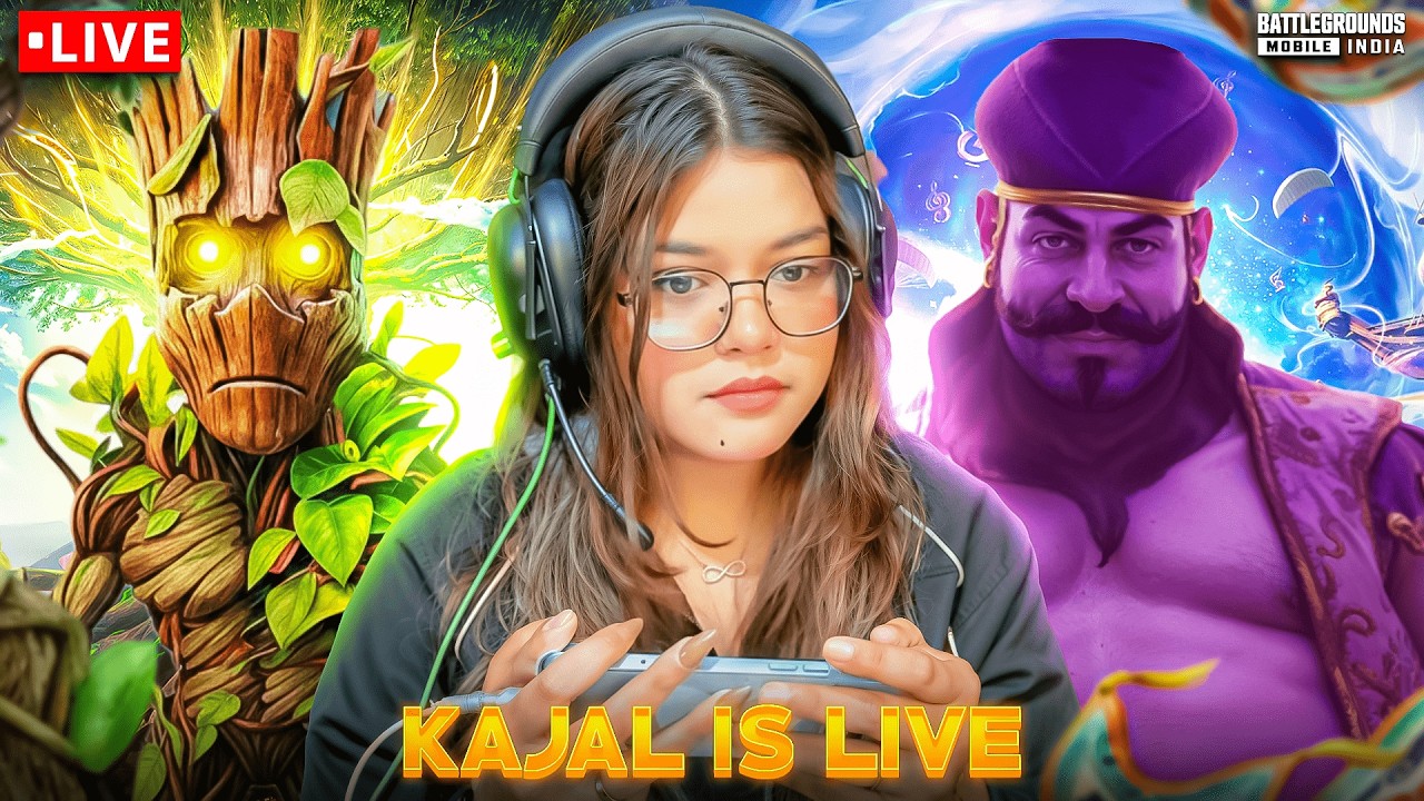 1V1 & Classic Matches 😎✨|  KAJAL IS LIVE