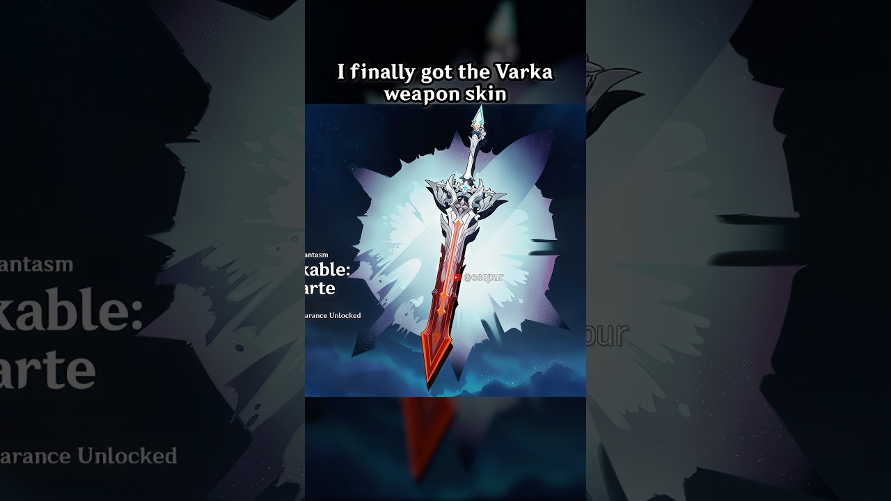 I finally got the Varka weapon skin