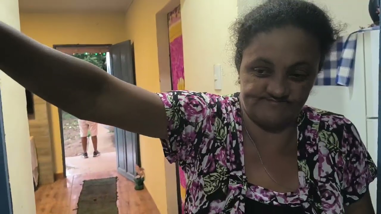 Valéria recebeu visitas