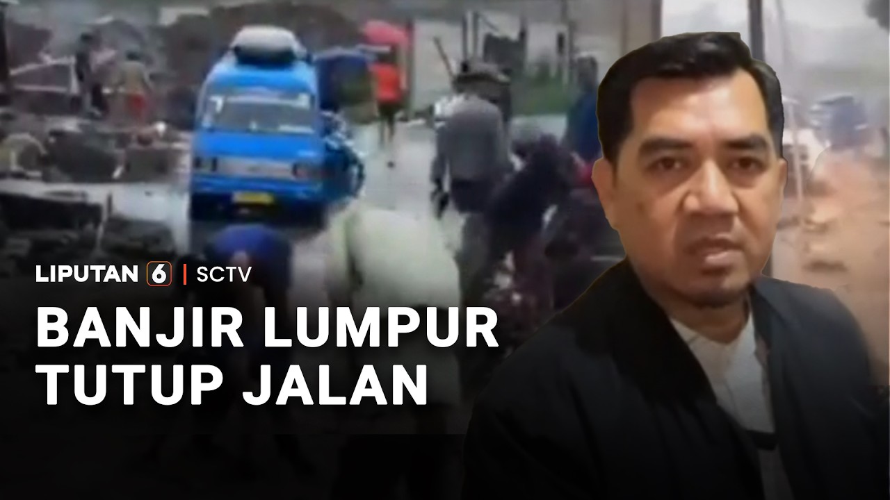 Banjir Lumpur Tutup Jalan | Liputan 6