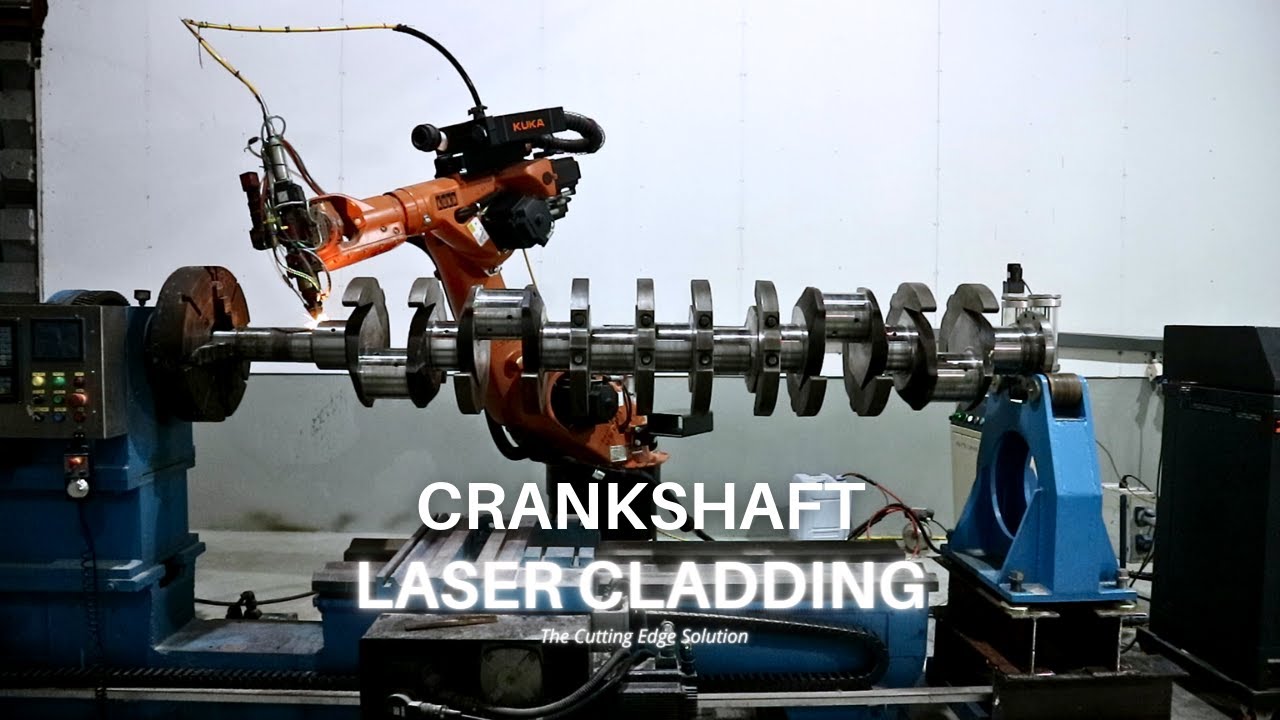 Crankshaft Laser Cladding | ซ่อมผิว Main Bearing เพลาข้อเหวี่ยงโดยการเชื่อมพอกด้วยเลเซอร์