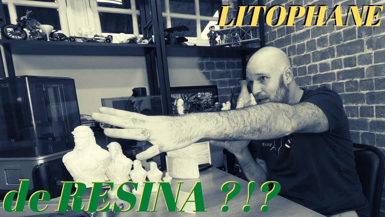 Litophane de RESINA - Sério?!? | Fica BOM?!? | Bora TESTAR