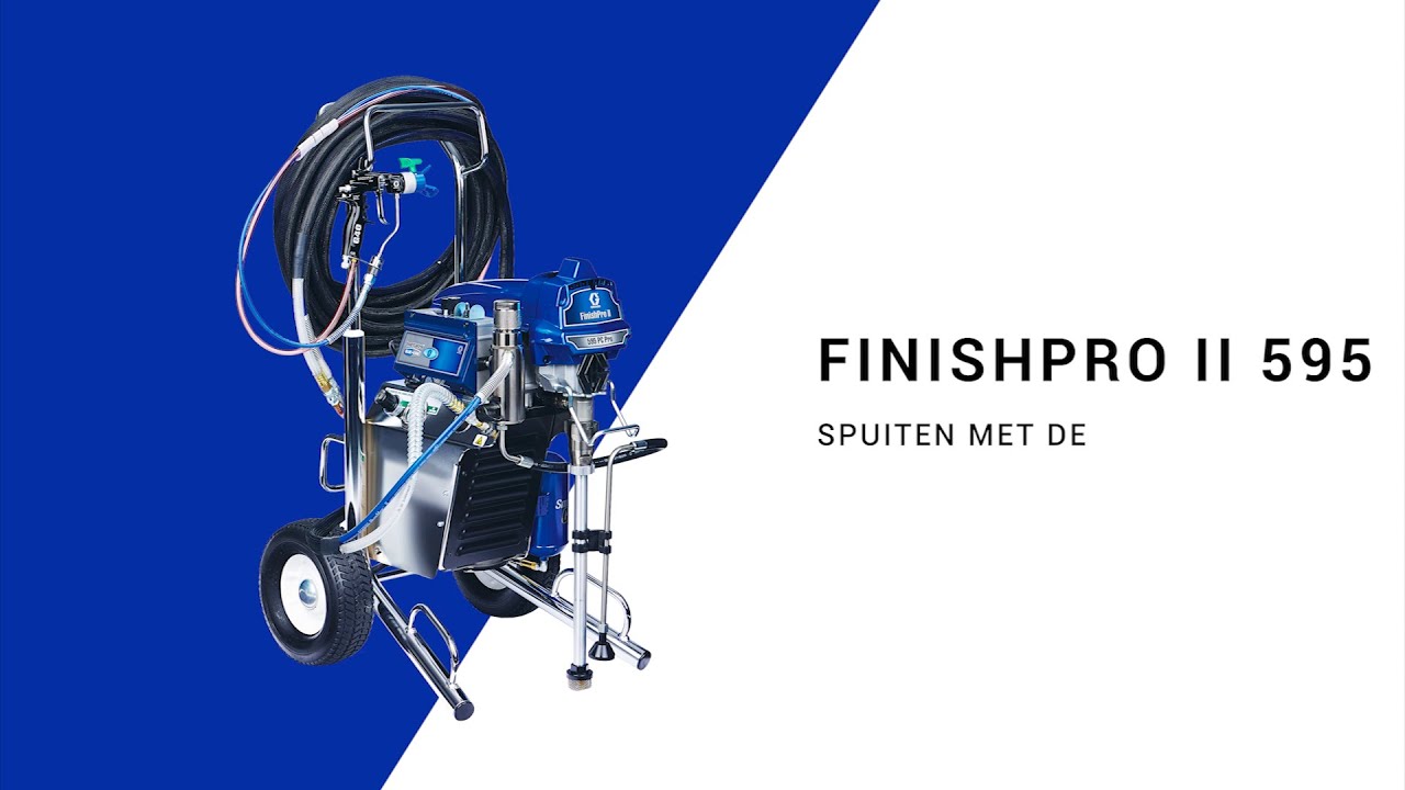 Tutorial FinishPro II 595 PC Pro: spuiten met uw verfspuittoestel