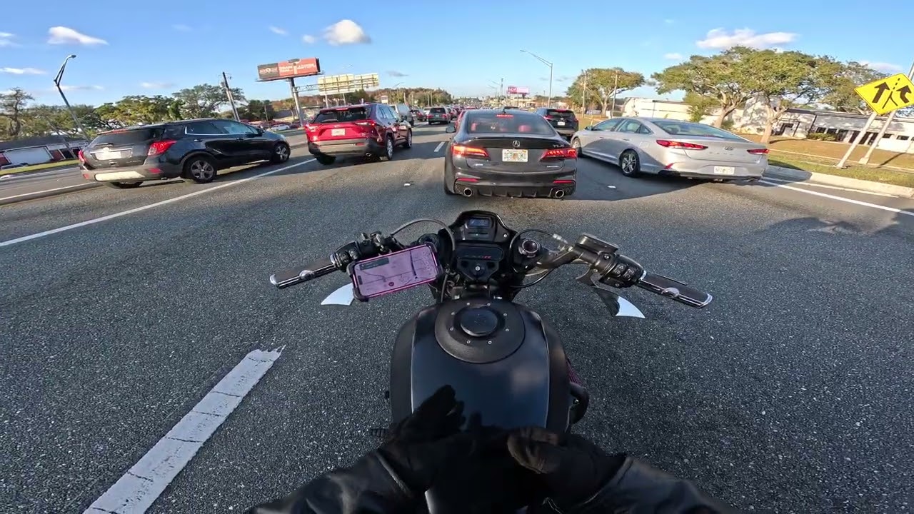 Harley FXDR 114 - POV Ride Back Home | Avoiding Highways | Florida