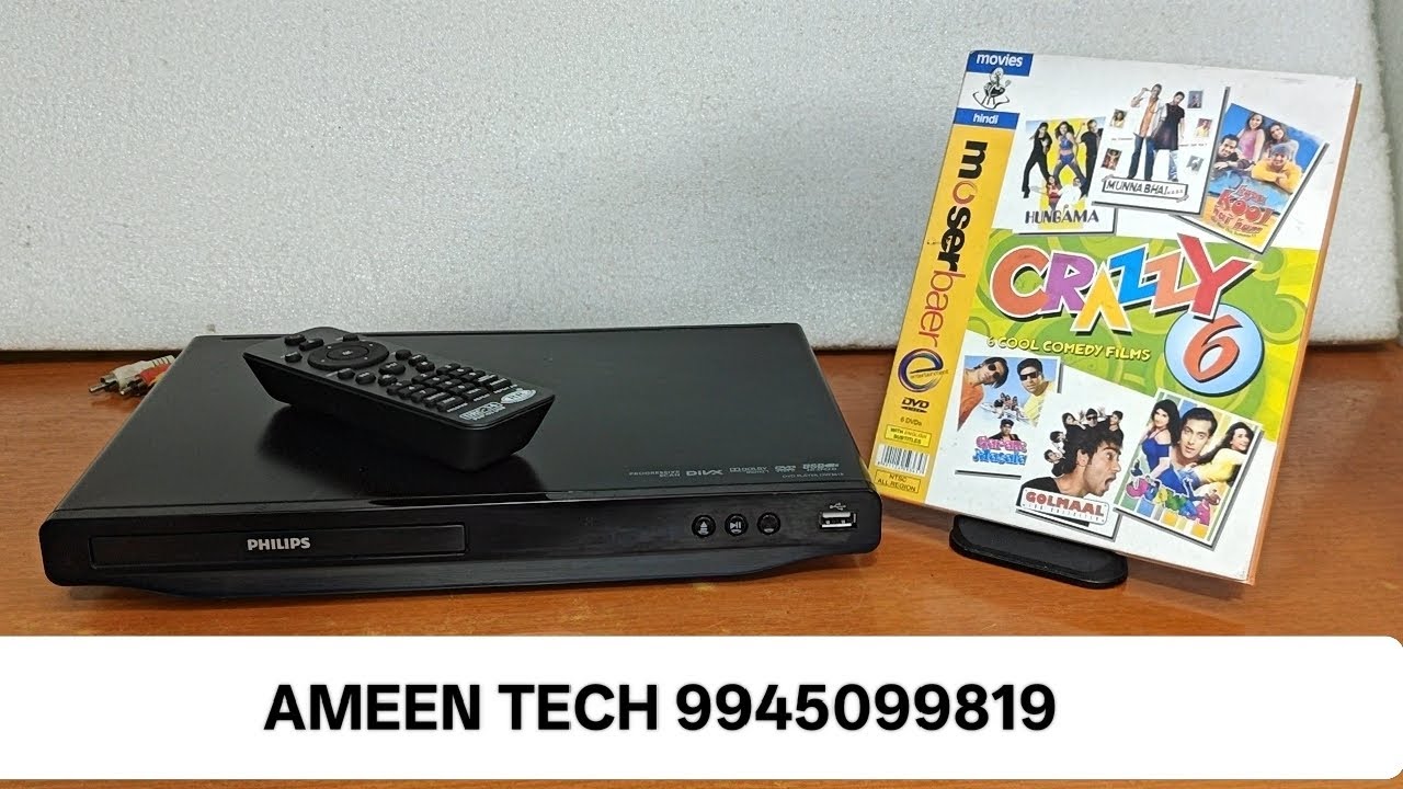 #philips DVP3618 📀 FOR SALE RS 2200/- WITH COURIER CONTACT 9945099819 #ameentech #dvdplayer #80s90s
