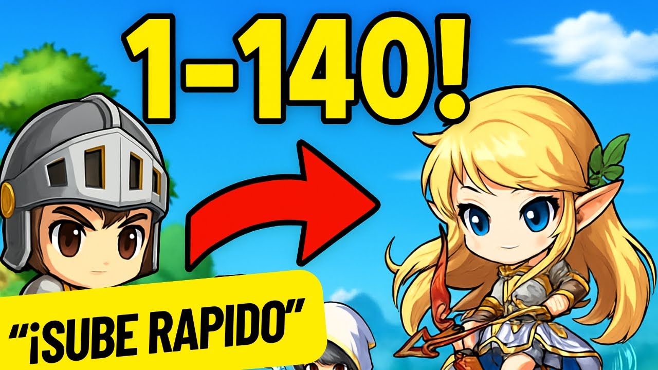 Sube del 0 al 140 RÁPIDO en MapleStory N ⚡ ¡Ruta de Leveo OPTIMIZADA!