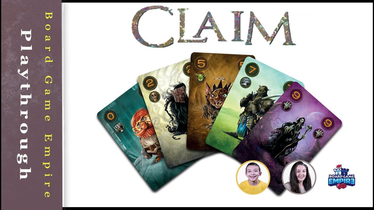 Claim How to Play and Playthrough - Deep Water Games