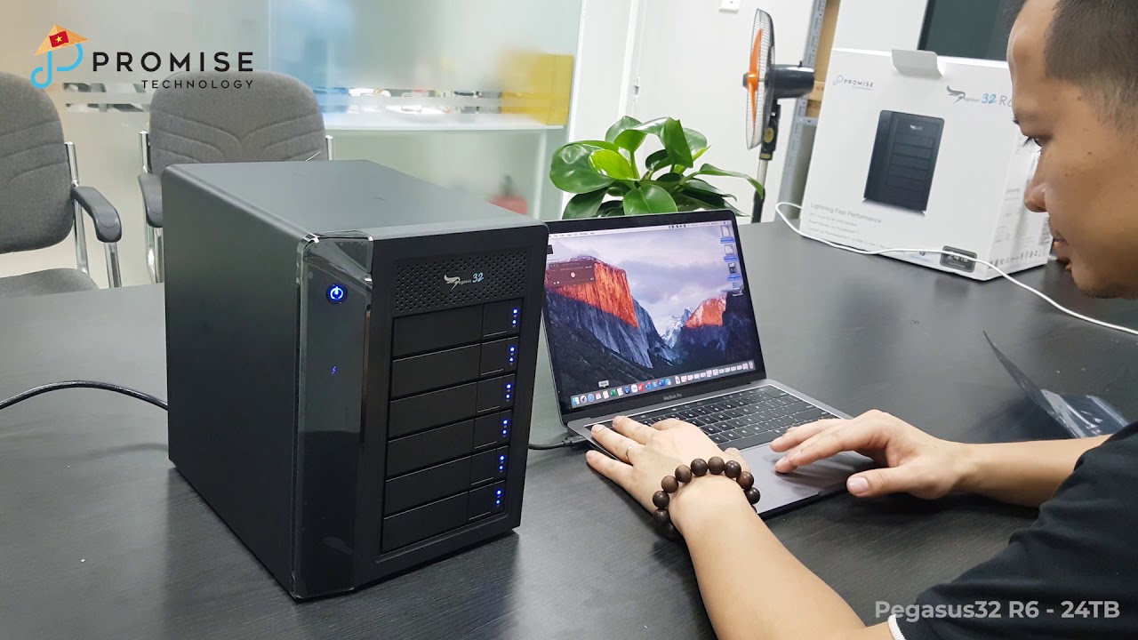 TEST Promise Pegasus32 R6 24Tb Thunderbolt 3/ USB 3.2 GEN2 Raid (6 x 4TB)