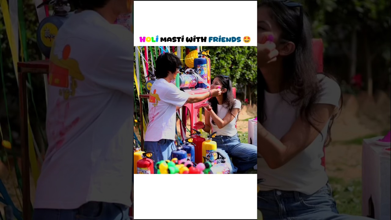 💫Holi Masti With Friends 🤩#souravjoshivlogs #fyy  #holi2026 #holicelebration #holivlog #shortsfeed