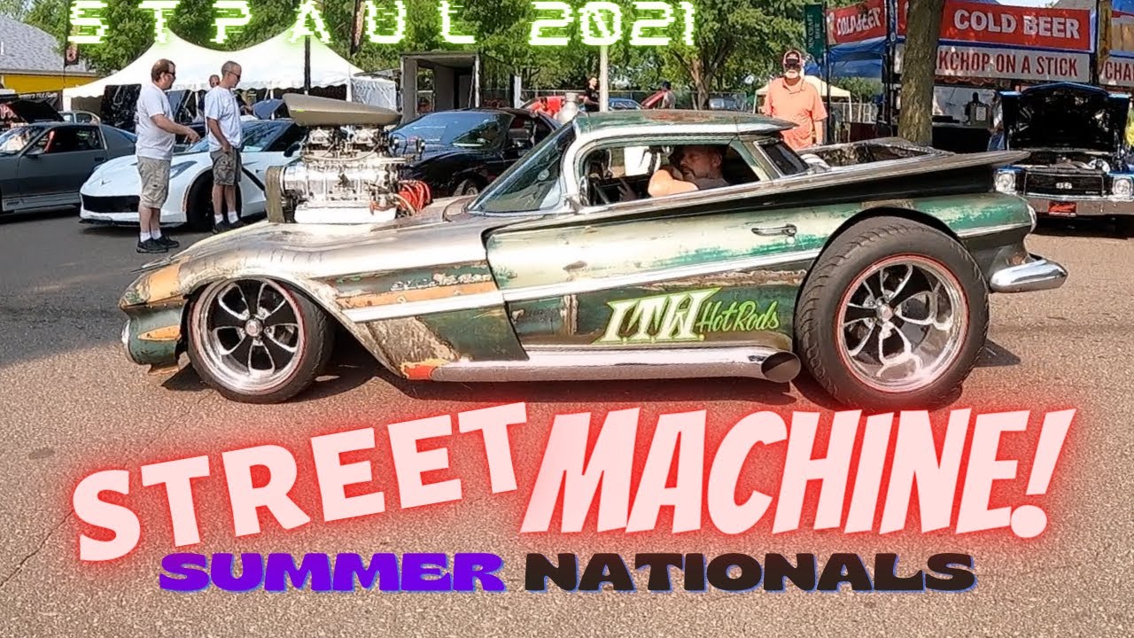 Street Machine Summer Nationals at the MN State Fairgrounds was unbelievable. Take a tour..