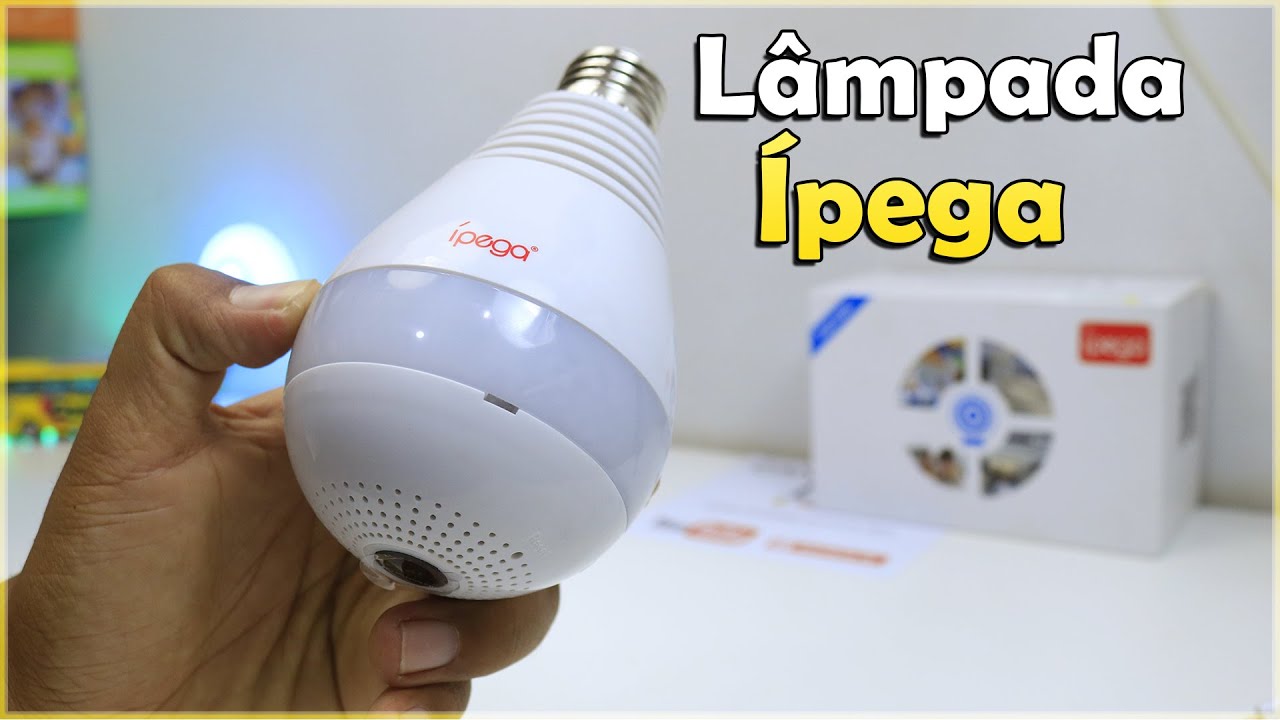 COMO CONFIGURAR LÂMPADA CÂMERA ÍPEGA KP-CA153 PASSO A PASSO