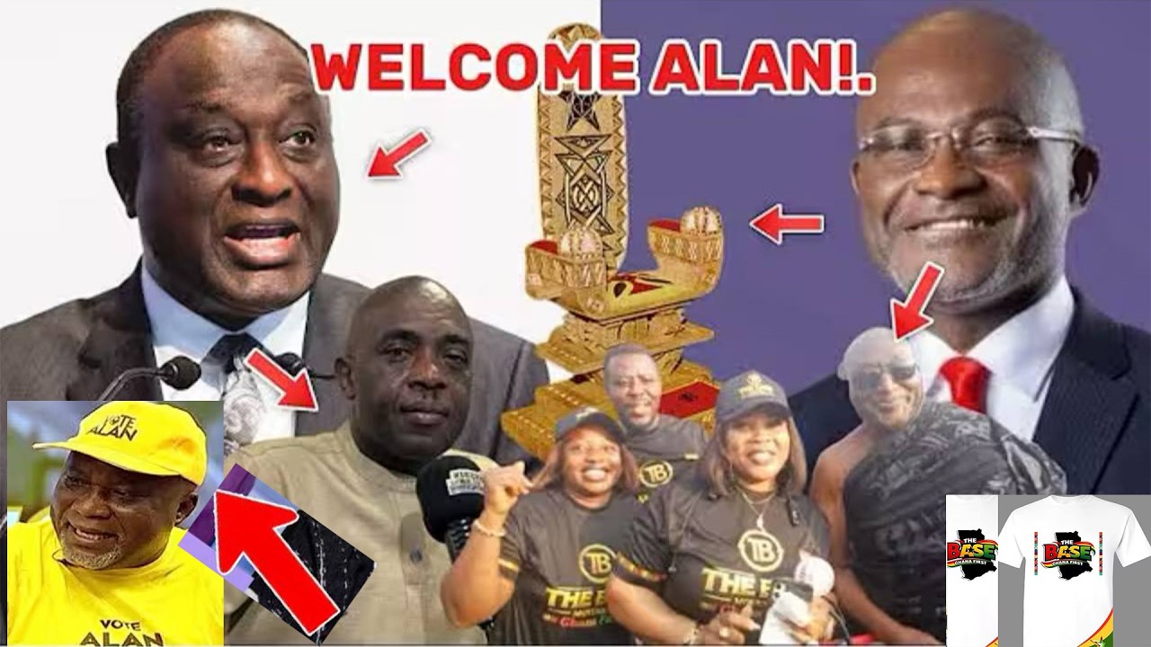 Welcome Alan! Ken Agyapong and Mr George Oti Bonsu welcome kwadwo kyerematen to The Base; hopeson...