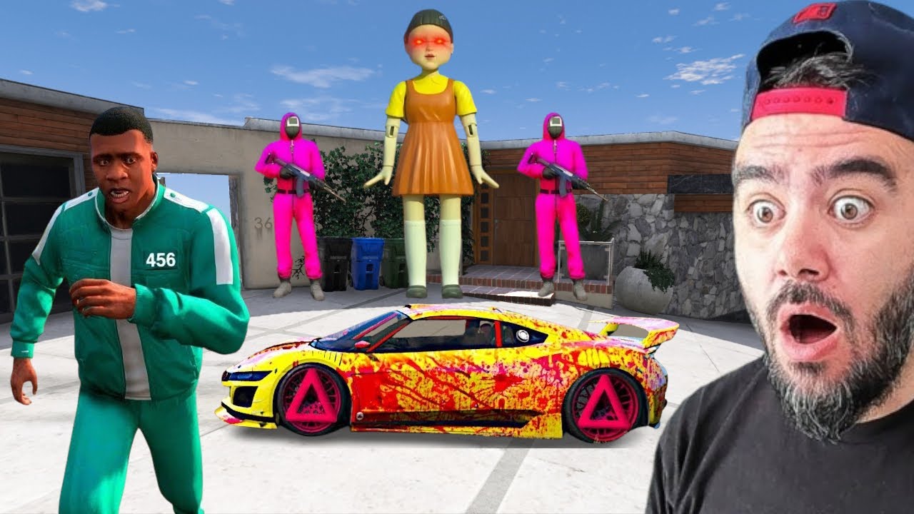 FRANKLIN SQUID GAME 2 ARABASINI BULDU - GTA 5 MODS