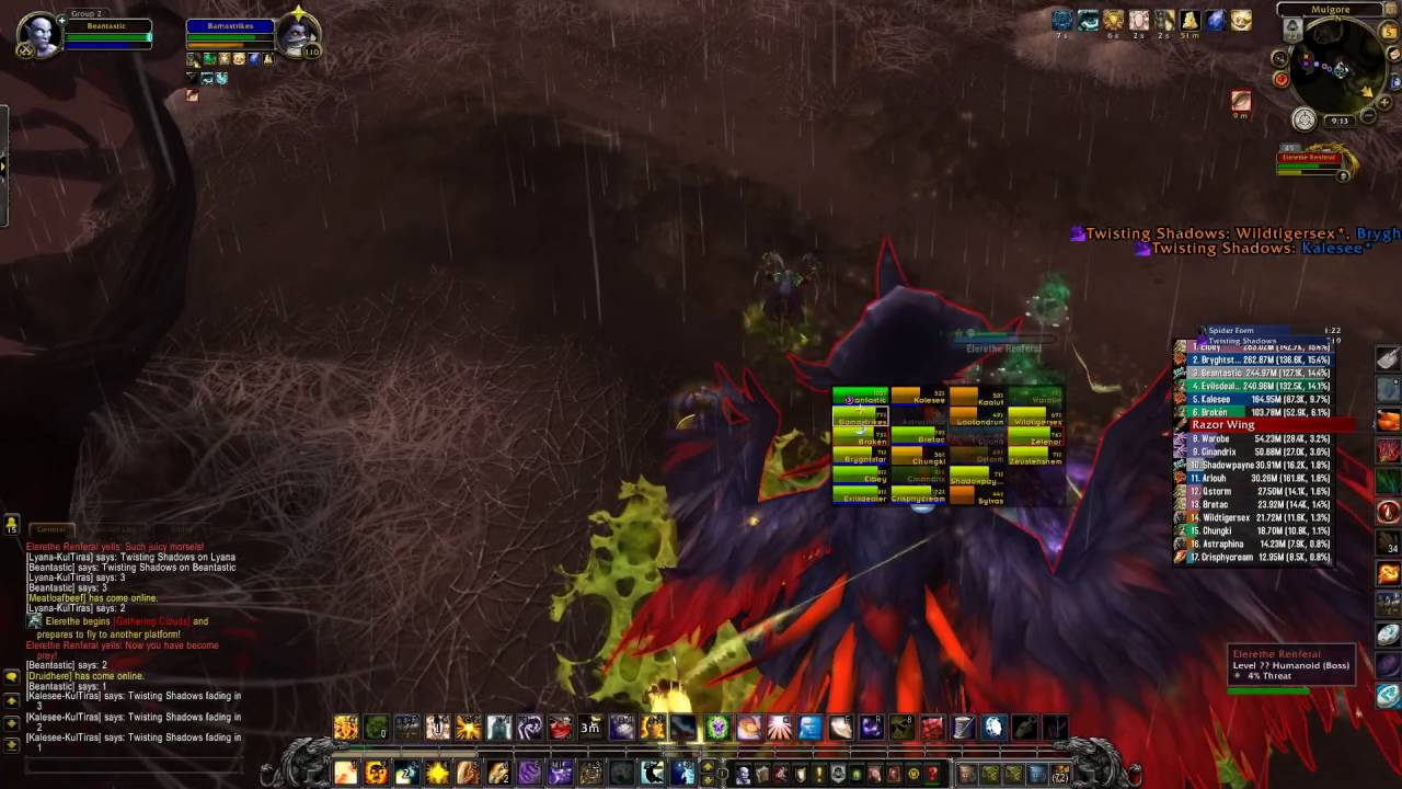 Elerethe Renferal - The Emerald Nightmare Discipline Priest PoV