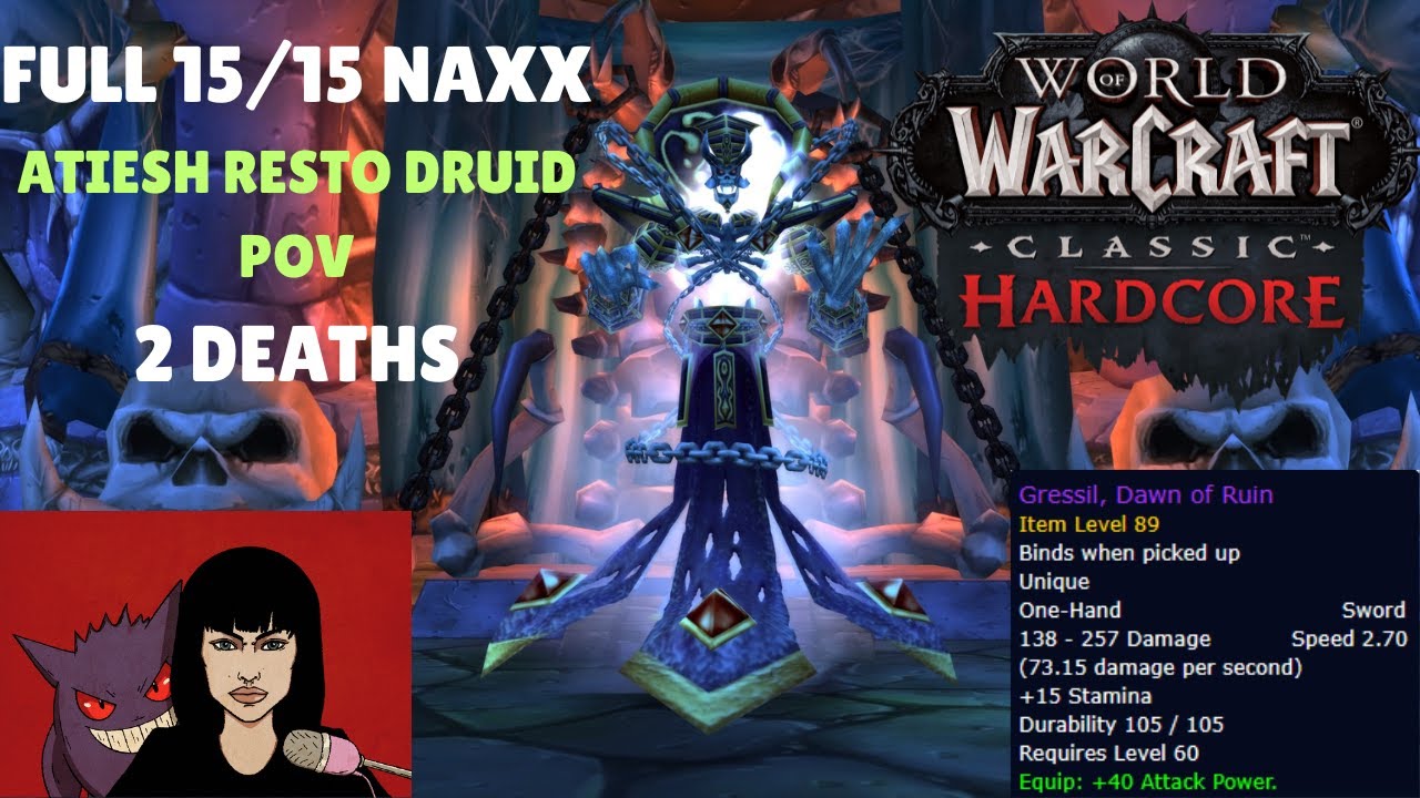 WoW Hardcore Naxx 15/15 - Cozy HC Final Raid on Stitches (24/4/25)