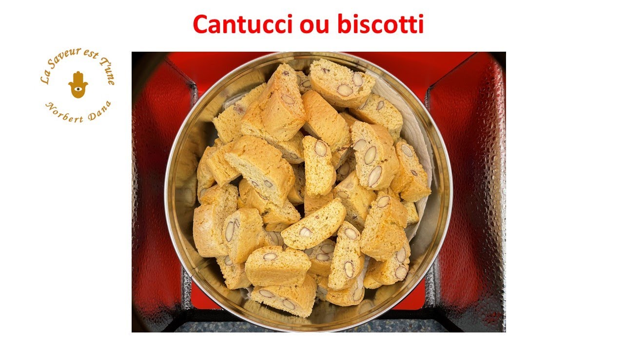 Recette des biscotti, ou cantucci aux amandes ,cantucci alle mandorle.