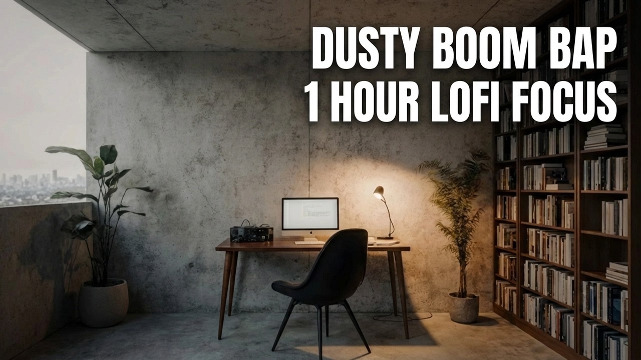 The Concrete Study | Vol.4 : Dusty Boom Bap (1 Hour Lofi Focus) @midnightmusiclibrary