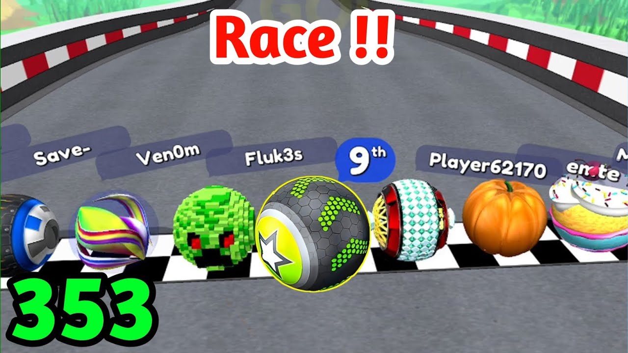 Going Balls, SpeedRun, Going Balls Portal Run Gameplay Level 353