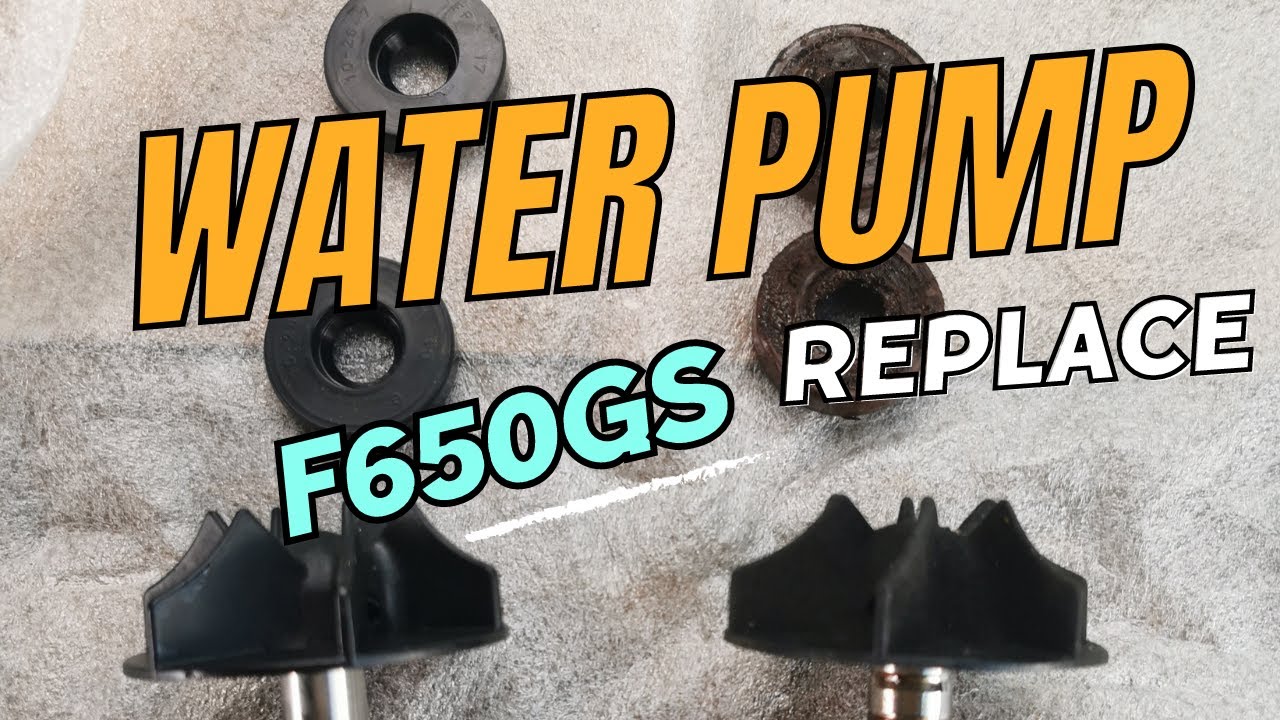 How to Replace the Water Pump on BMW F650GS (complete unit)
