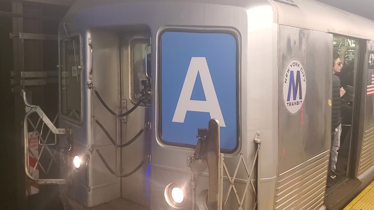 The R42s Final Run: R42 A Train Departing Chambers Street