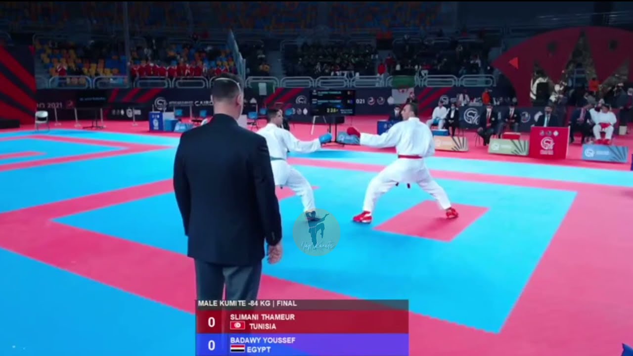 YOUSSEF BADAWY VS SLIMANI THAMEUR | FINAL KUMITE -84Kg | AFRICAN KARATE CHAMPIONSHIP 2021