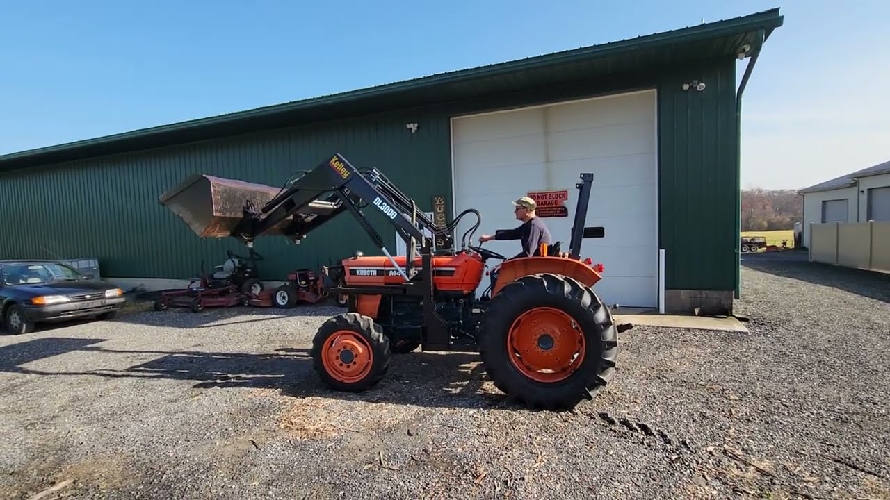 KUBOTA M4050DT Tractor Kelly 3000 Loader For Sale 717-658-6848