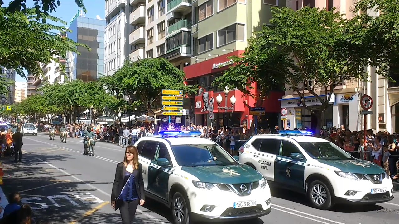 Actos Patrona de la Guardia Civil 2017 Alicante (Desfile)