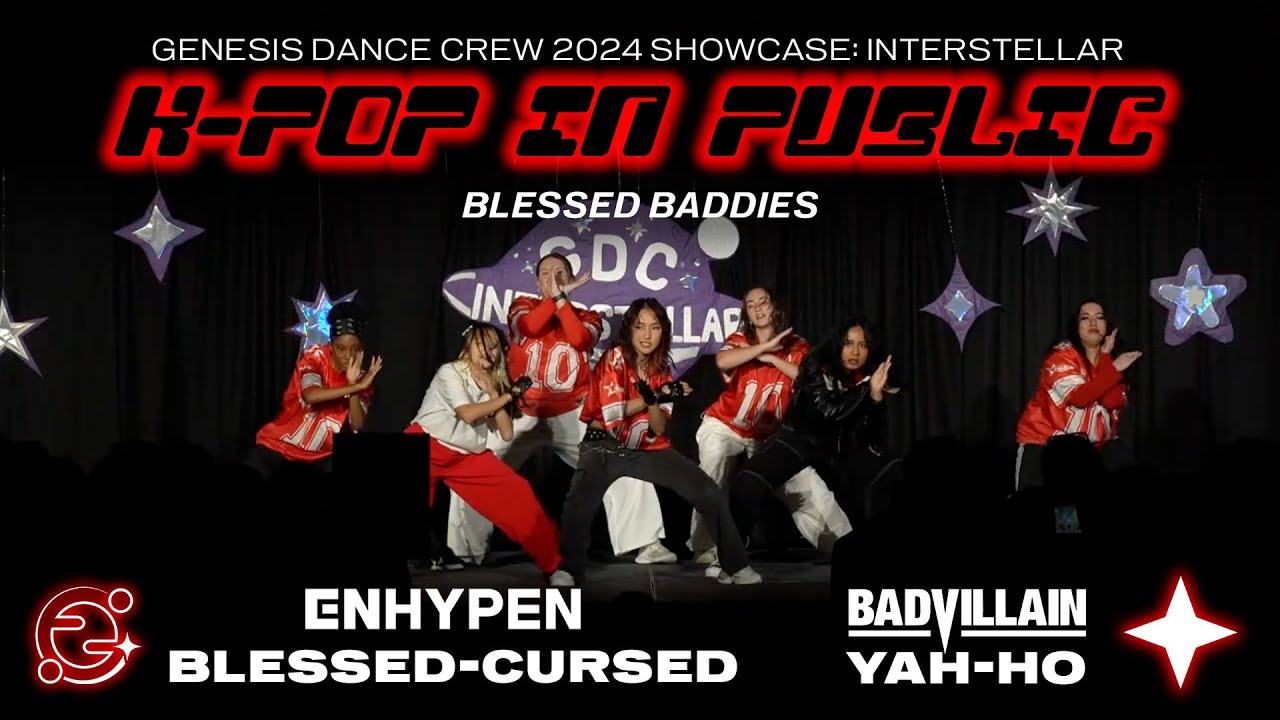 [K-POP IN PUBLIC] Performing ENHYPEN & BADVILLAIN LIVE at our School! (Blessed-Cursed & YAH-HO) 4K