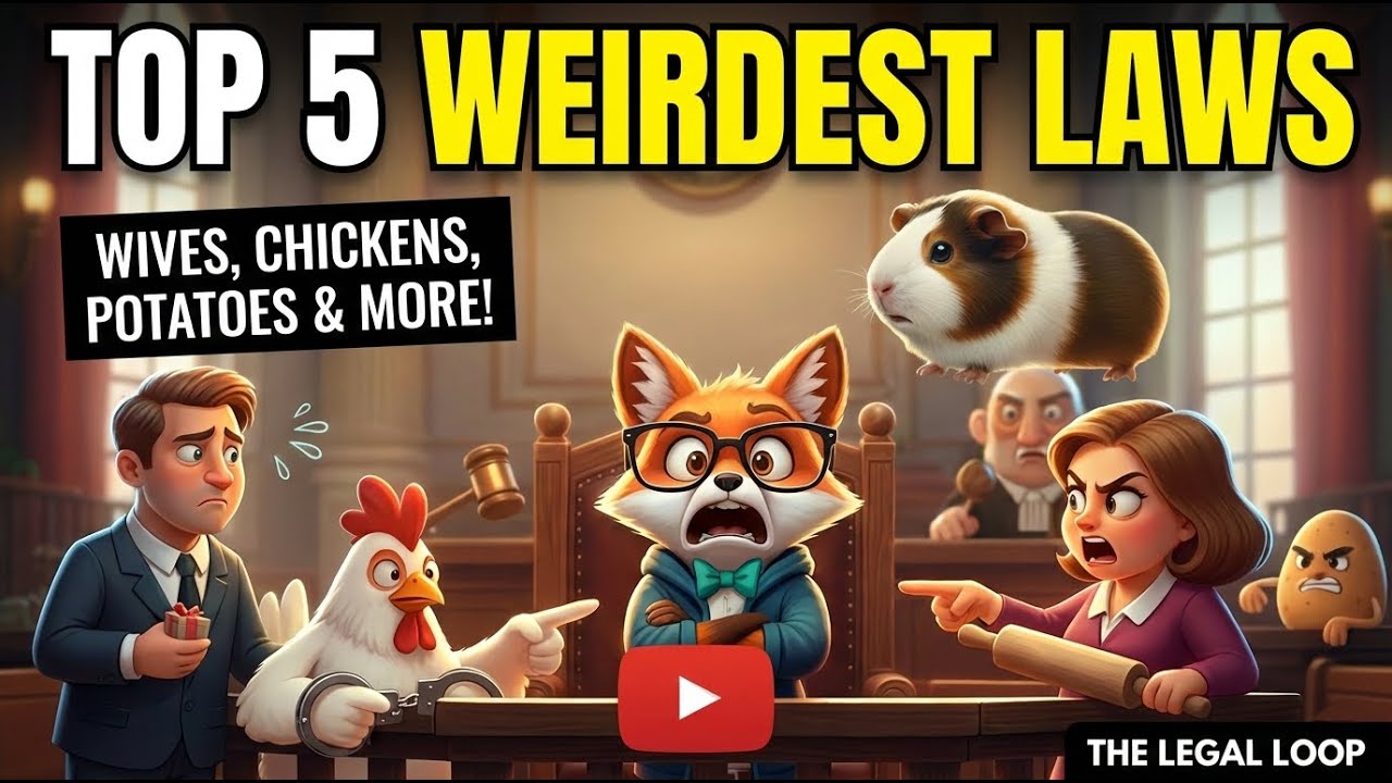 Top 5 Weirdest Laws: Chicken, Potatoes, Wives & More!