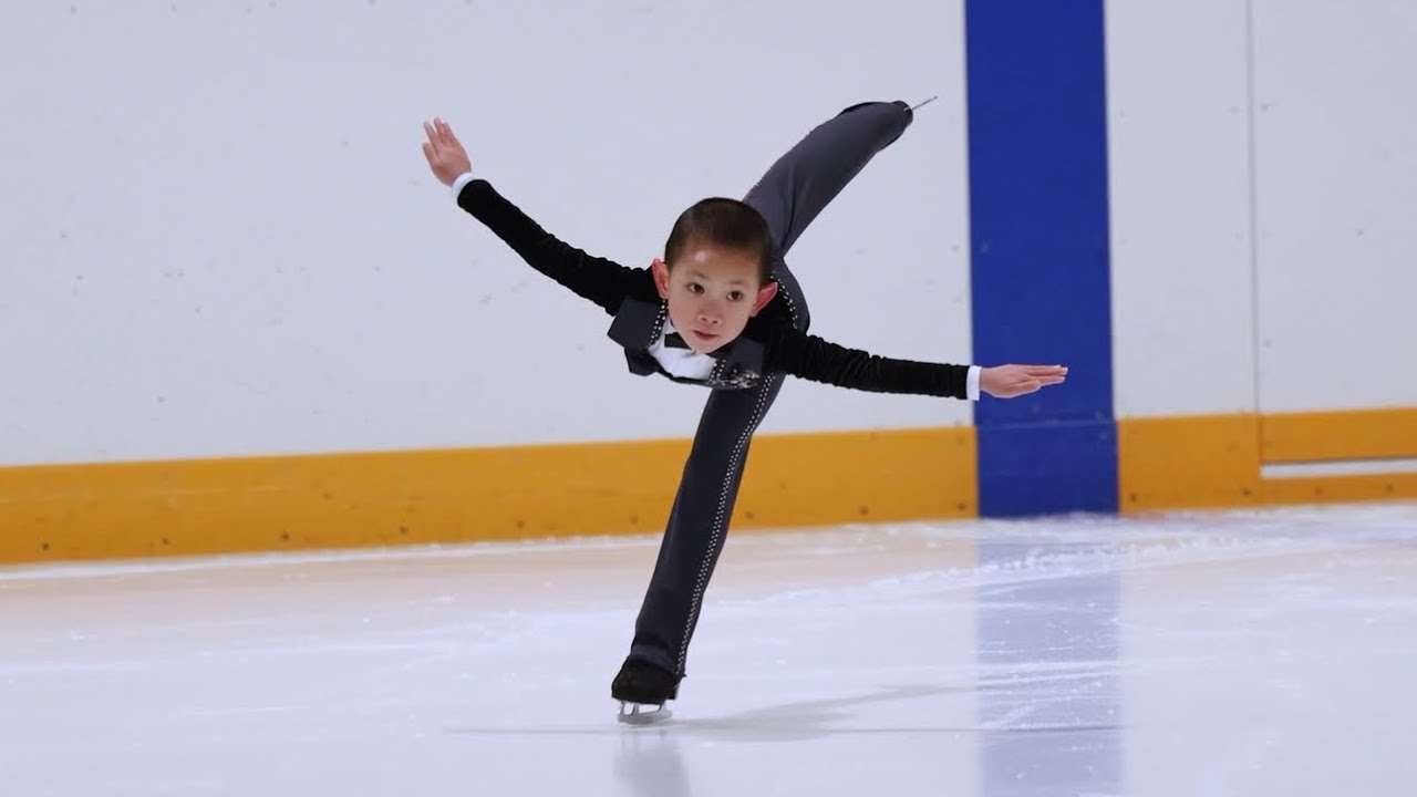 Jasper Cui, free program, Modern Times, 5Years Old, Star3#childrenfigureskating#kidsfigureskating