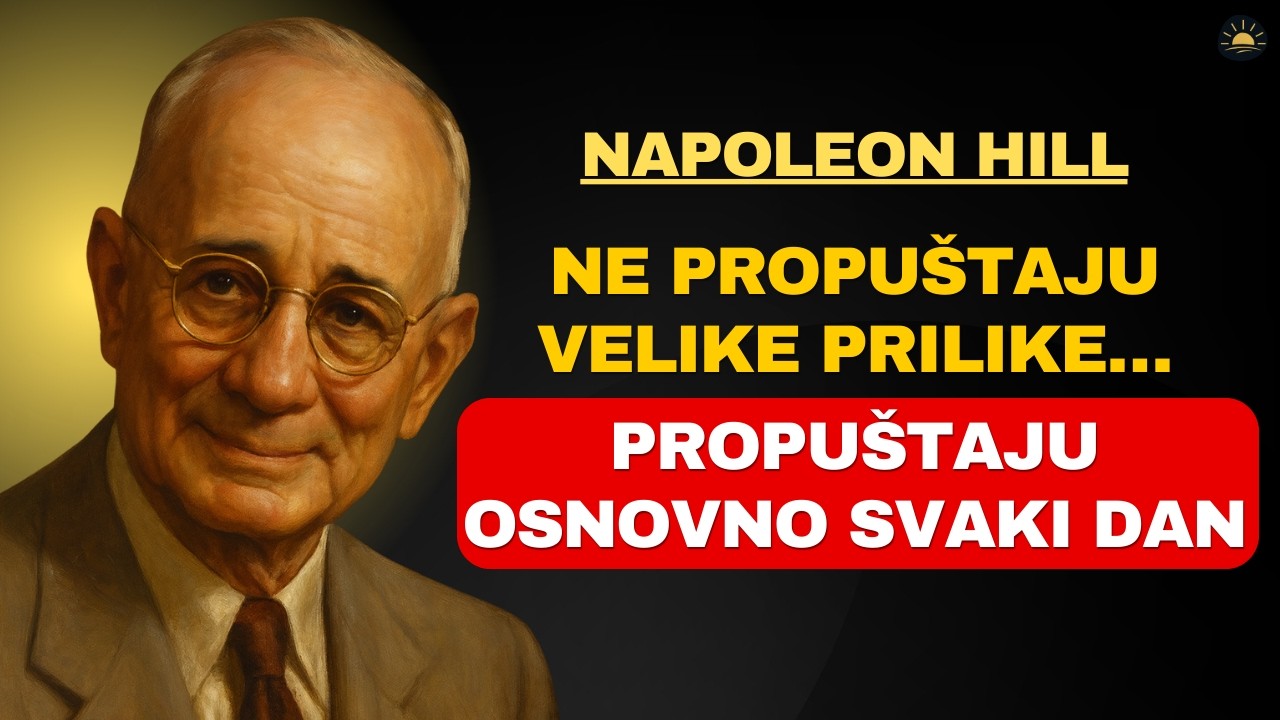 Većina ljudi nikad ne uspije jer stalno odgađa “najmanje” stvari | Napoleon Hill