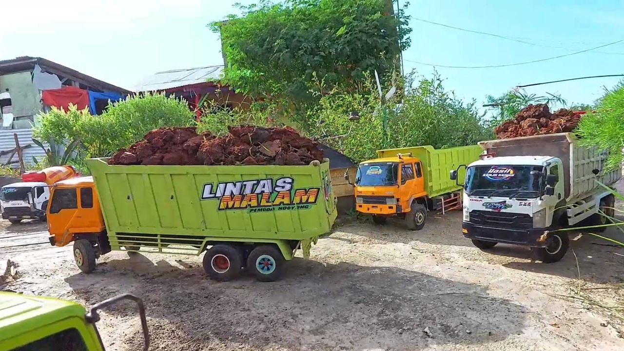 Joss Muatan Berat Mobil Truk Tronton Rc Fuso 220Ps Isuzu Giga Dumptruk Oleng Lewat Tanjakan Terjal