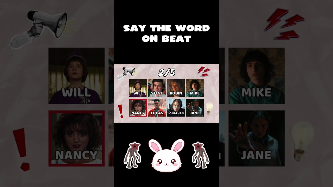 Say The Name On Beat | STRANGER THINGS
