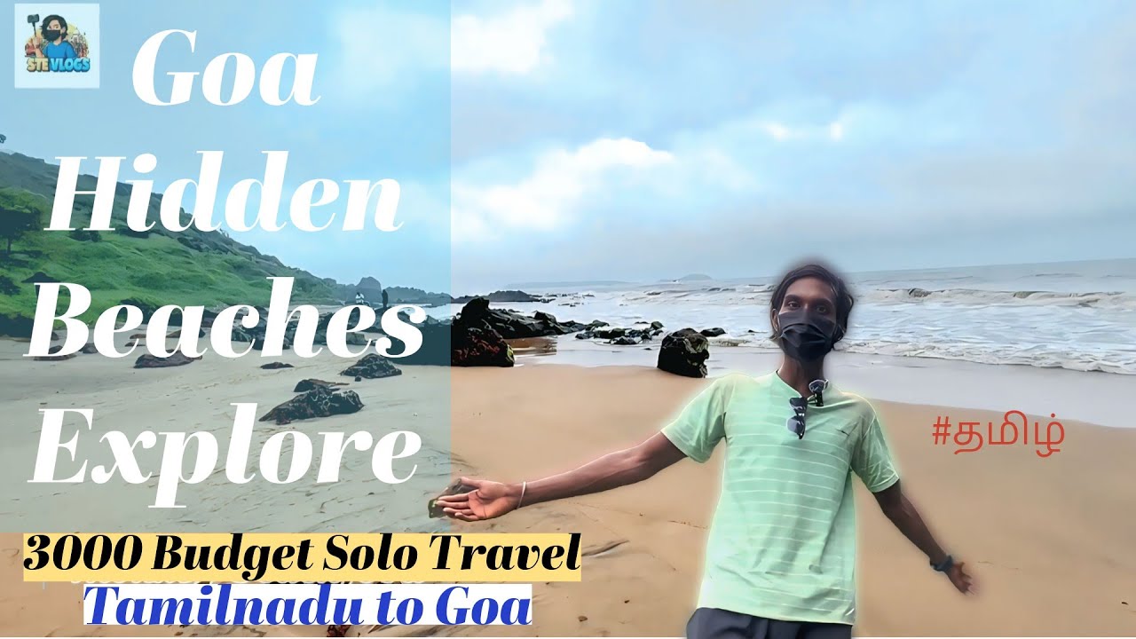 Peaceful Goa Beaches 🌊No Crowds |Explore Goa Hidden Villages in Local Bus🚍 | Ep - 4 | Ste Vlogs 🚶