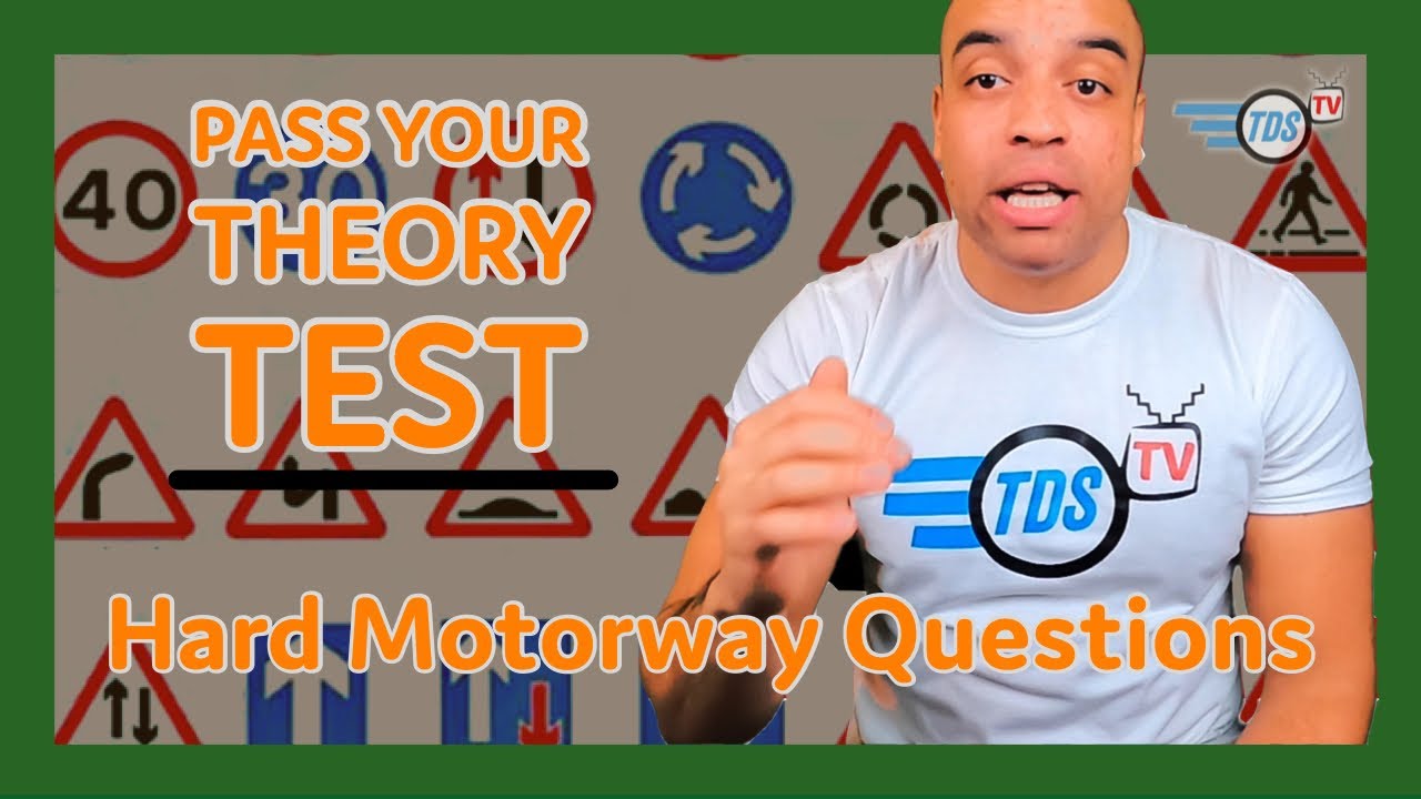Driving Theory Test Revision - Hard Motorway Questions