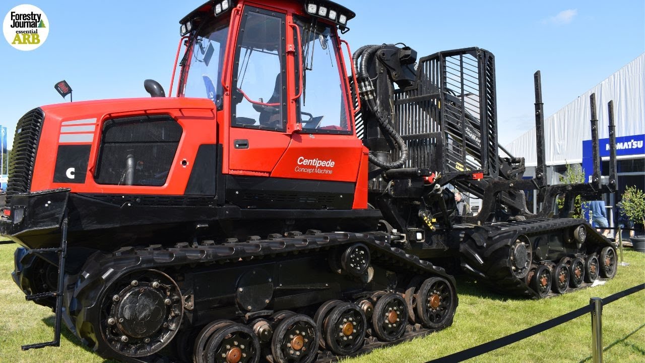 Introducing Komatsu's 'Centipede' forwarder concept