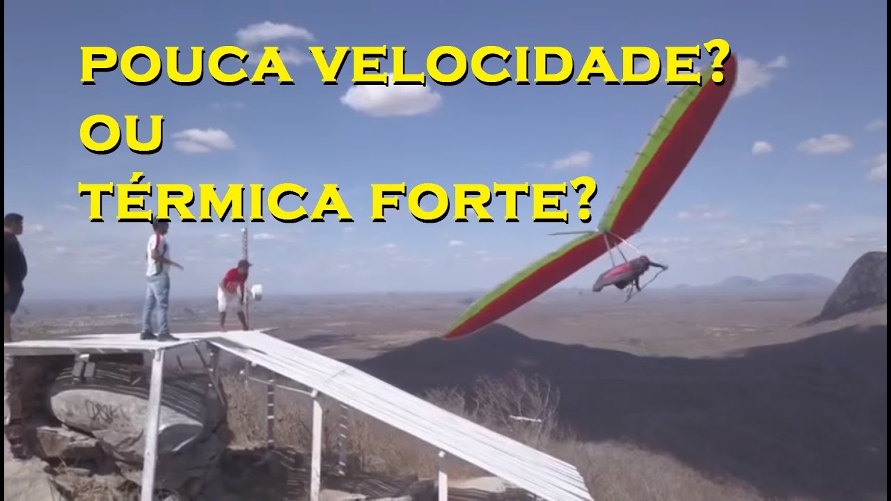 Asa delta em Quixad&aacute; - Pouca velocidade ou t&eacute;rmica forte?